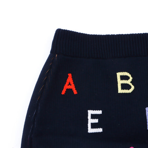 Chanel Chanel Alphabet Knit 2001 Configuration laine noire WS2666