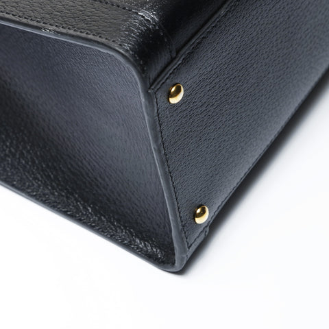 GUCCI Bamboo Diana Medium Leather 2-way Bag 678842 Tote Bag black WS26671