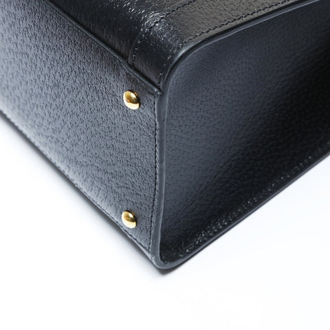 GUCCI Bamboo Diana Medium Leather 2-way Bag 678842 Tote Bag black WS26671