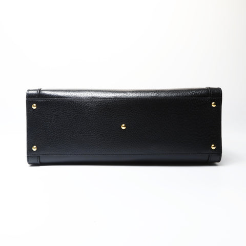 GUCCI Bamboo Diana Medium Leather 2-way Bag 678842 Tote Bag black WS26671