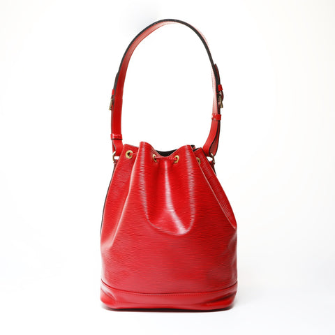 LOUIS VUITTON 1993 Epi Noe Shoulder Shoulder Bag Red WS26672