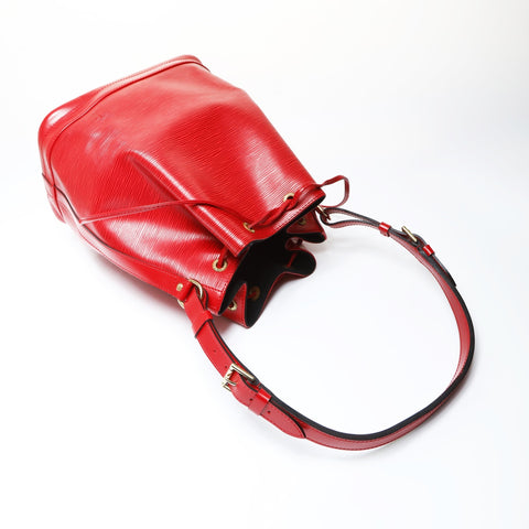 LOUIS VUITTON 1993 Epi Noe Shoulder Shoulder Bag Red WS26672