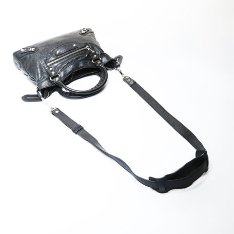 BALENCIAGA The Town 2WAY Handbag black WS26674