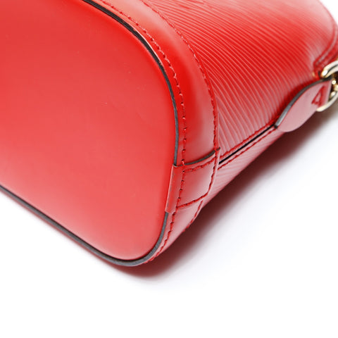 LOUIS VUITTON 2018 Epi Aluma Mini Shoulder Bag Red WS26675