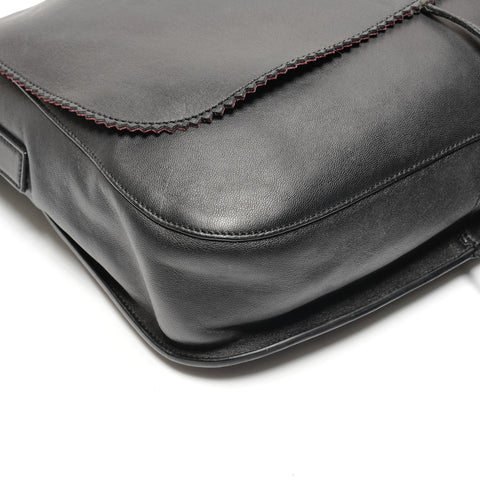 LOEWE Nappa Leather Anagram Shoulder Bag black WS26676