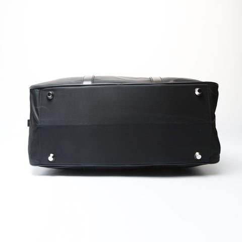 PRADA Tessuto nylon and Saffiano leather business bag with triangle logo Handbag black WS26679