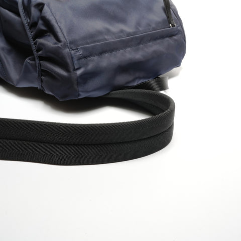 PRADA Nylon triangle logo Backpack  Daypack Navy WS26681
