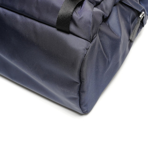 PRADA Nylon triangle logo Backpack  Daypack Navy WS26681