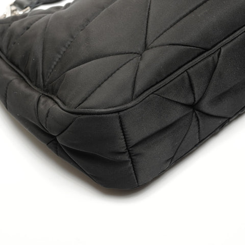PRADA Padded Re-Nylon Shoulder Bag Shoulder Bag black WS26685