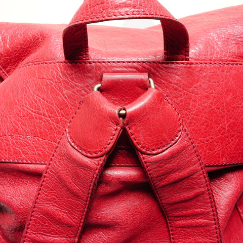 BALENCIAGA Classic Traveler Backpack  Daypack Red WS26686