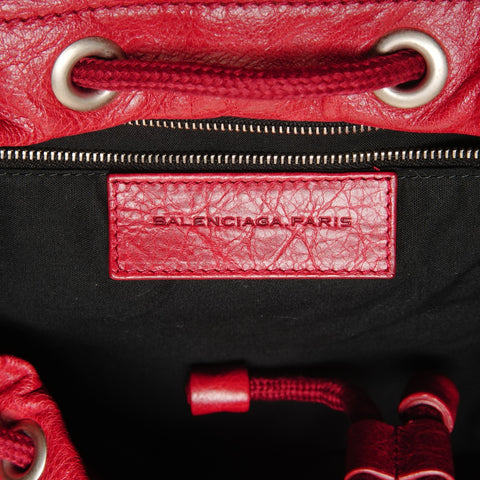 BALENCIAGA Classic Traveler Backpack  Daypack Red WS26686