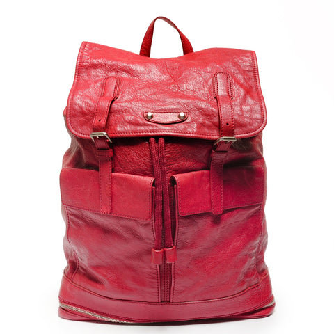 BALENCIAGA Classic Traveler Backpack Daypack Red WS26686 – NUIR VINTAGE