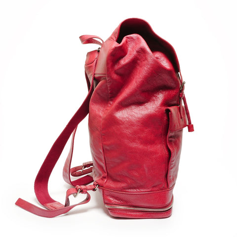 BALENCIAGA Classic Traveler Backpack  Daypack Red WS26686