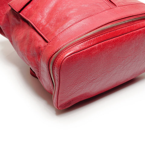 BALENCIAGA Classic Traveler Backpack  Daypack Red WS26686