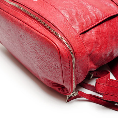 BALENCIAGA Classic Traveler Backpack  Daypack Red WS26686