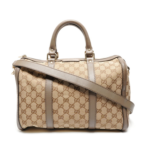 GUCCI GG Canvas Mini Boston Bag Boston bag Brown WS26687