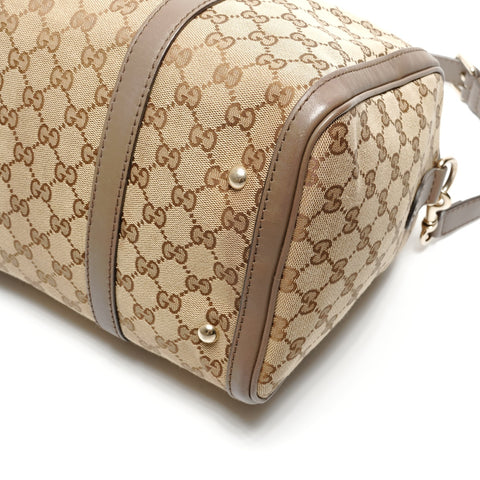 GUCCI GG Canvas Mini Boston Bag Boston bag Brown WS26687