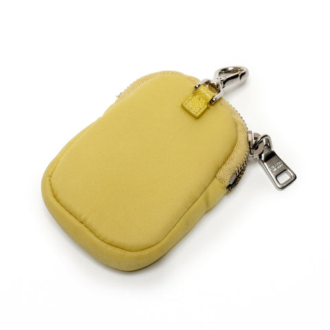 PRADA Nylon Dot Mirror Re-Edition 2005 Shoulder Bag yellow WS26692