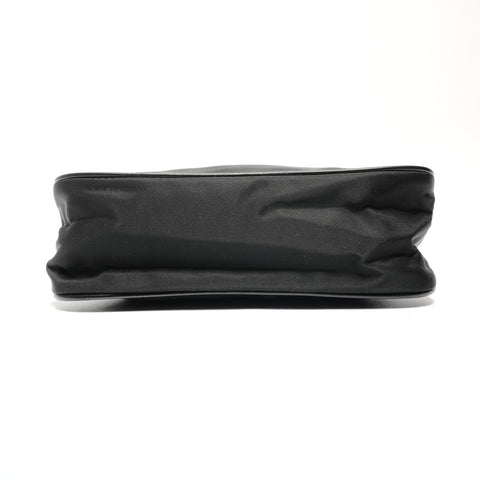PRADA Nylon Mini Chain Accessory Pouch One Belt Shoulder Bag black WS26697
