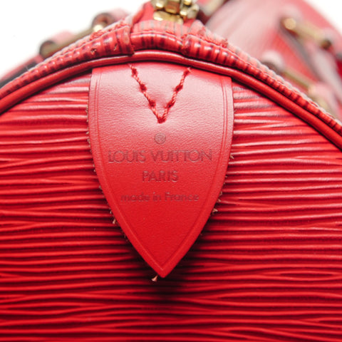 LOUIS VUITTON 1994 Epi Speedy 35 Boston bag Red WS26700