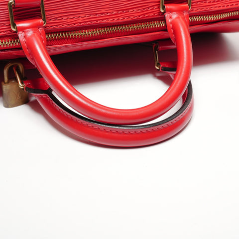 LOUIS VUITTON 1994 Epi Speedy 35 Boston bag Red WS26700