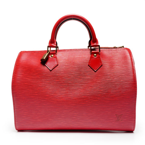 LOUIS VUITTON 1994 Epi Speedy 35 Boston bag Red WS26700