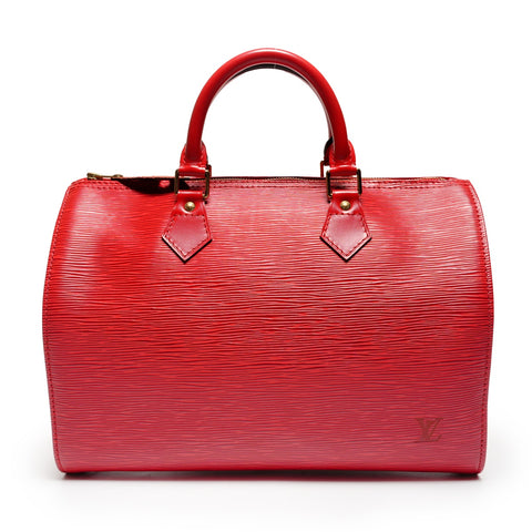 LOUIS VUITTON 1994 Epi Speedy 35 Boston bag Red WS26700
