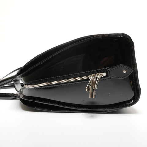 LOUIS VUITTON Patent Leather Epi Electric Pont Neuf Handbag black WS26701