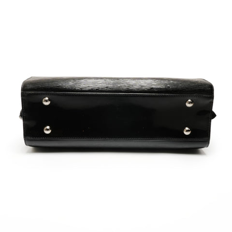 LOUIS VUITTON Patent Leather Epi Electric Pont Neuf Handbag black WS26701
