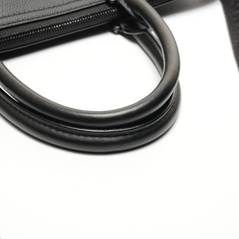 LOUIS VUITTON LV Aerogram Takeoff Leather Briefcase M59159 Business Bag Handbag black WS26703