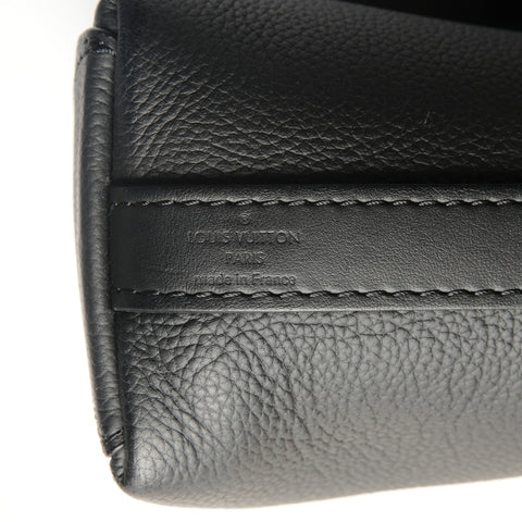 LOUIS VUITTON LV Aerogram Takeoff Leather Briefcase M59159 Business Bag Handbag black WS26703