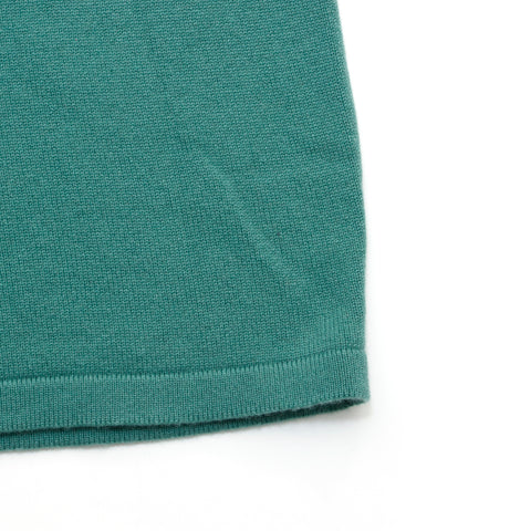 CHANEL turnlock cashmere mini size 38 2010 dress cashmere green WS2670