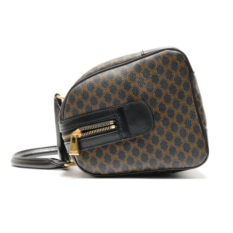 CELINE Macadam PVC Boston bag black WS26711