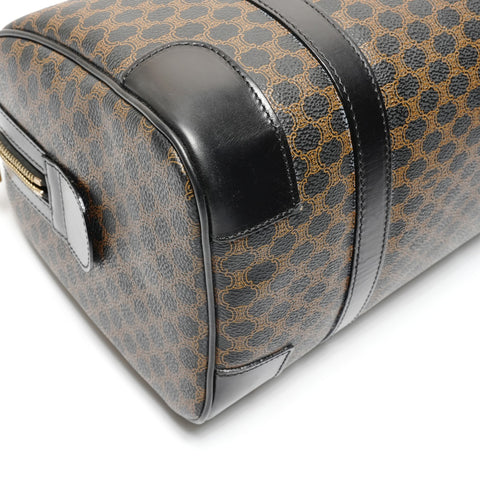 CELINE Macadam PVC Boston bag black WS26711