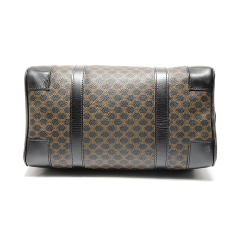 CELINE Macadam PVC Boston bag black WS26711