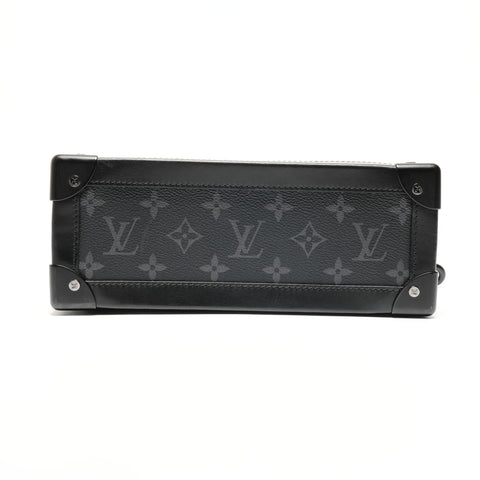 LOUIS VUITTON Monogram Eclipse Soft Trunk Shoulder Bag black WS26713
