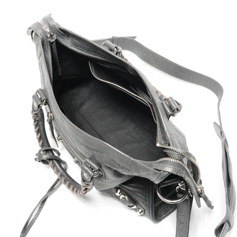 BALENCIAGA 2way Classic City S Shoulder Bag gray WS26715
