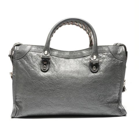 BALENCIAGA 2way Classic City S Shoulder Bag gray WS26715
