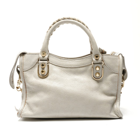 BALENCIAGA 2way Classic City Mini Handbag gray WS26716
