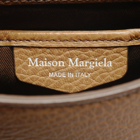 Maison Margiela Leather 5AC Nylon and Leather Mini Camera Bag Shoulder Bag Brown WS26724
