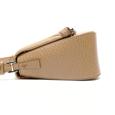 Maison Margiela Leather 5AC Nylon and Leather Mini Camera Bag Shoulder Bag Brown WS26724