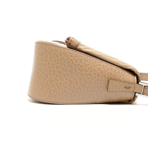 Maison Margiela Leather 5AC Nylon and Leather Mini Camera Bag Shoulder Bag Brown WS26724