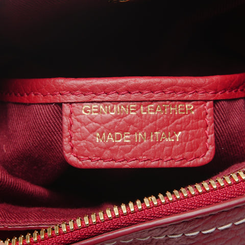 Maison Margiela Leather 5AC 2-way Small Shoulder Bag Red WS26728