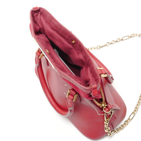 Maison Margiela Leather 5AC 2-way Small Shoulder Bag Red WS26728