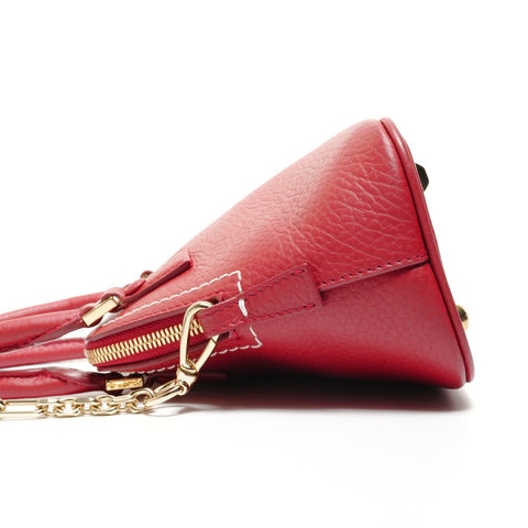 Maison Margiela Leather 5AC 2-way Small Shoulder Bag Red WS26728