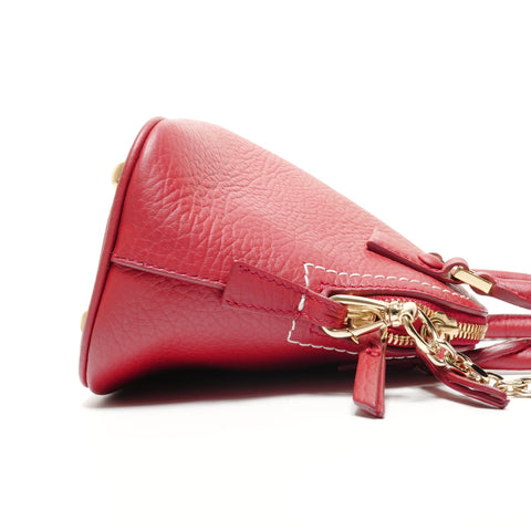 Maison Margiela Leather 5AC 2-way Small Shoulder Bag Red WS26728