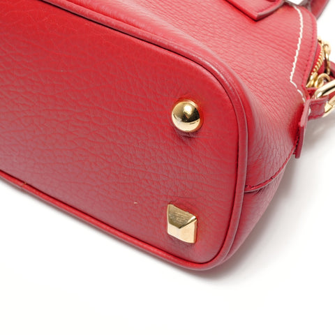Maison Margiela Leather 5AC 2-way Small Shoulder Bag Red WS26728