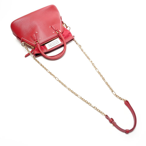 Maison Margiela Leather 5AC 2-way Small Shoulder Bag Red WS26728