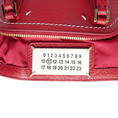 Maison Margiela Leather 5AC 2-way Small Shoulder Bag Red WS26728