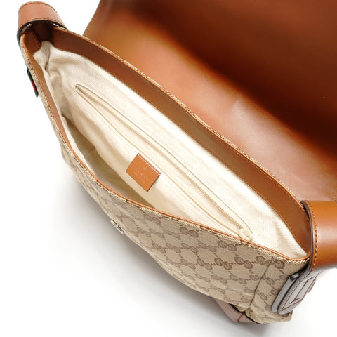 GUCCI GG canvas Shoulder Bag Brown WS26732
